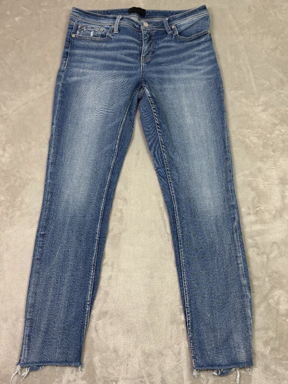 Buckle Black Fit No. 256 Jeans Womens 30 (33x29.5) Blue Boyfriend Fit Stretch